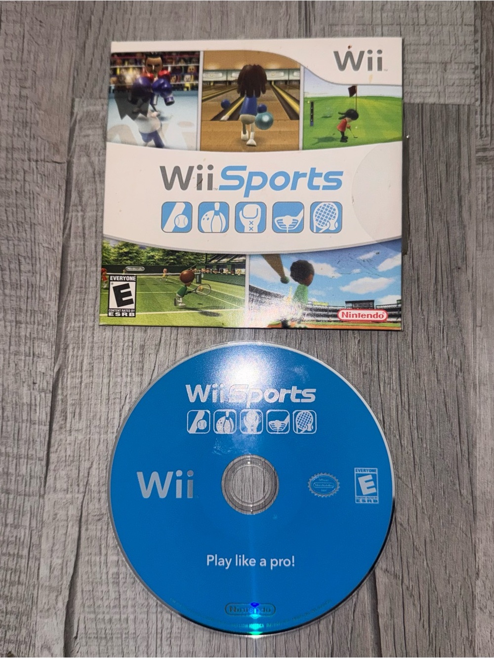 Nintendo Wii 2006 Sports Game W/ Cardboard Sleeve Tested Working No Manual